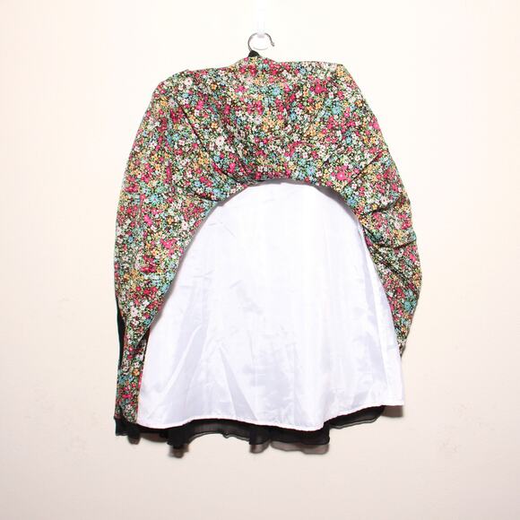 NEW Christopher & Banks Floral Pleated Cotton Skirt Size 8 - Picture 10 of 11